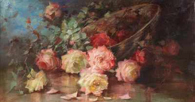 Appraisal: Florine Florentine H Hyer American - Still life of roses