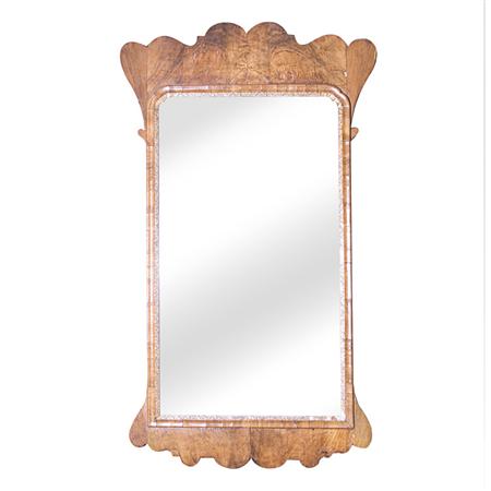 Appraisal: George II Parcel Gilt Walnut Mirror Estimate -