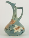 Appraisal: EWER - Roseville pottery ewer - in Magnolia pattern blue