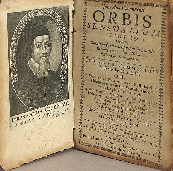 Appraisal: COMENIUS JOHN AMOS - Orbis sensualium pictus London J Kirton