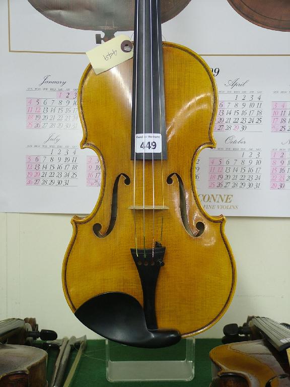 Appraisal: Violin labelled Martini Oreste Mantova Fece Anno and branded with