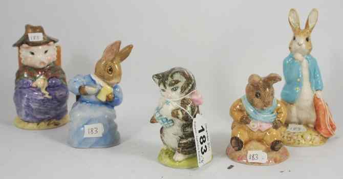 Appraisal: Royal Albert Beatrix Potter Figures And This Pig Had None