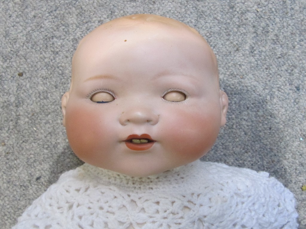 Appraisal: Bisque headed doll by Armand Marseilles