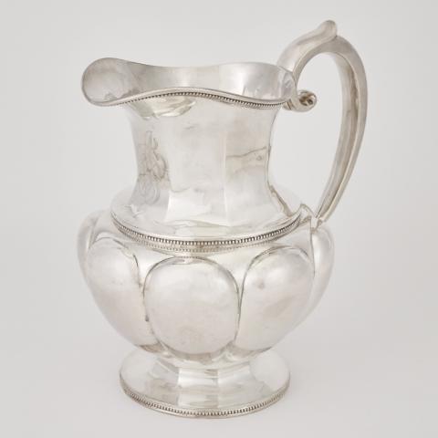 Appraisal: American Sterling Silver Pitcher Retailed by Theodore B Starr Of