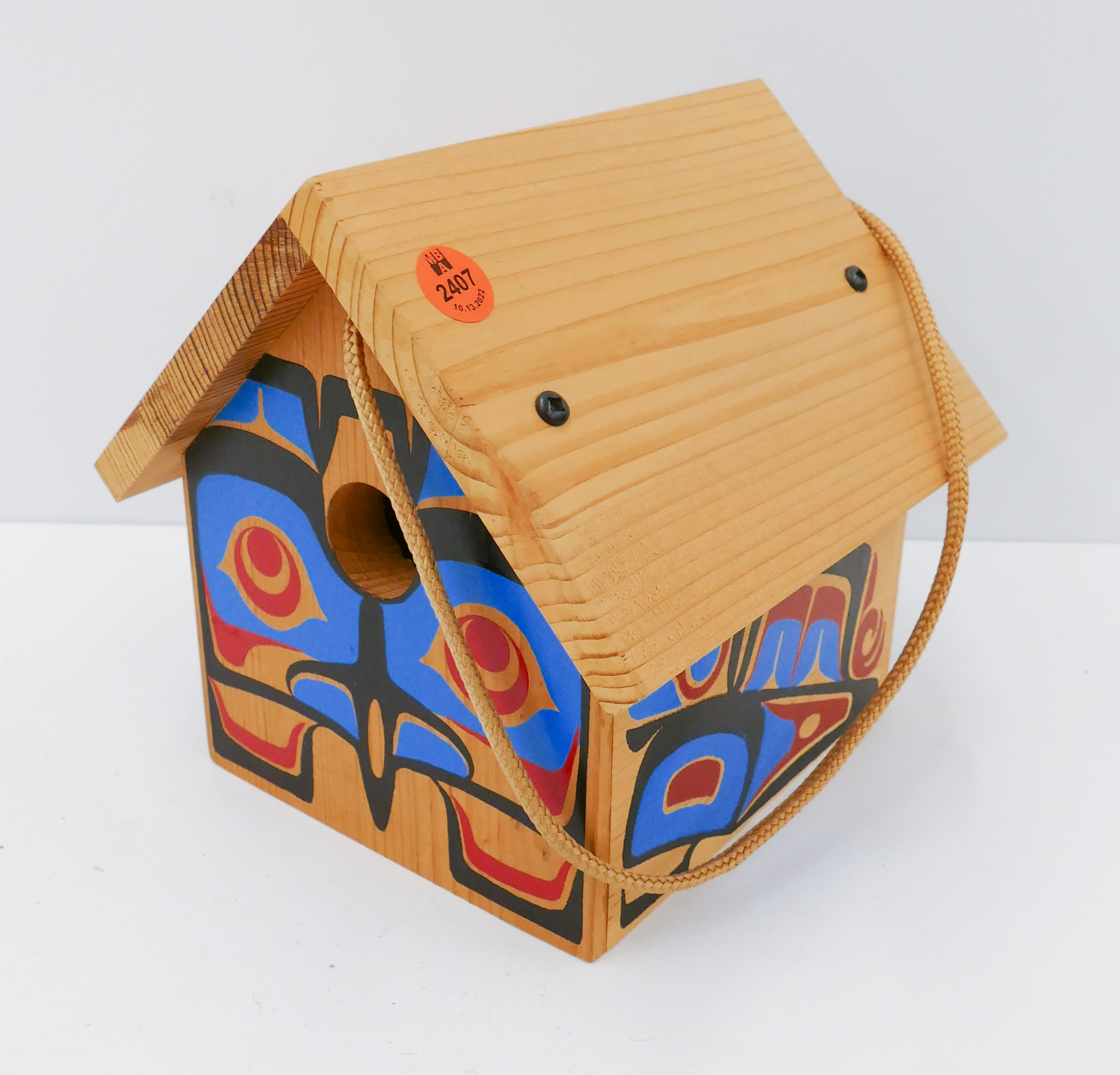 Appraisal: Louis Larsen Northwest Coast Painted Birdhouse- ''