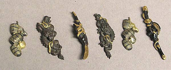 Appraisal: Property of various owners Edo Period Consisting of gilt copper