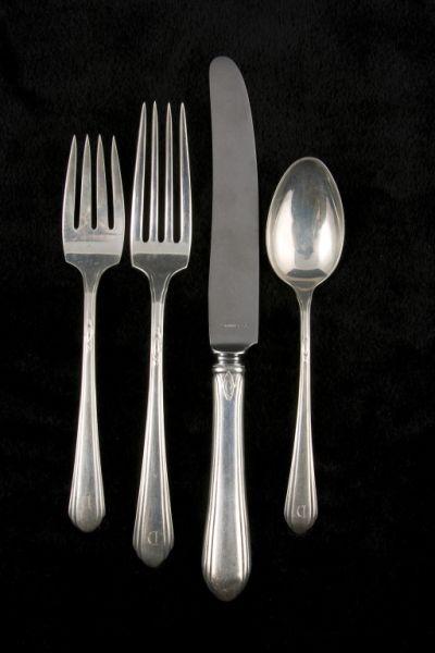 Appraisal: Towle Lady Diana Sterling Flatware Service pieces including teaspoons eight