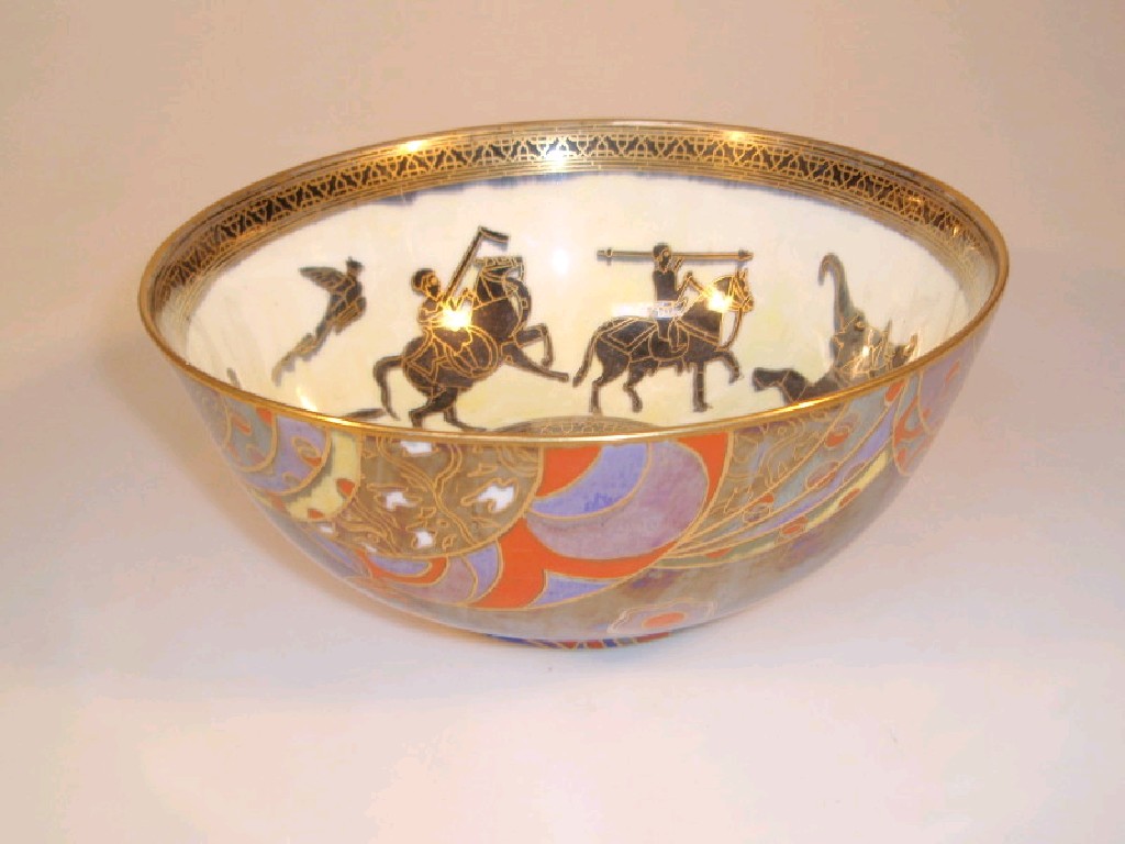 Appraisal: A Wedgwood fairyland lustre bowl by Daisy Makeig-Jones brightly coloured