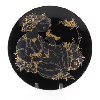 Appraisal: Bjorn Wiinblad for Rosenthal Studio Line Germany Porcelain Charger Bjorn