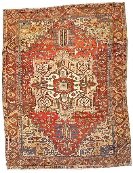 Appraisal: A Serapi carpet Northwest Persia circa size approximately ft in