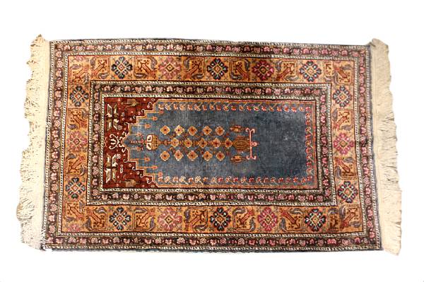 Appraisal: A Turkish rug size approximately ft in x ft