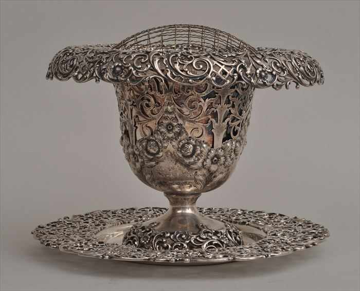 Appraisal: AMERICAN PRESENTATION SILVER CENTERPIECE AND STAND Retailed by Smith Patterson