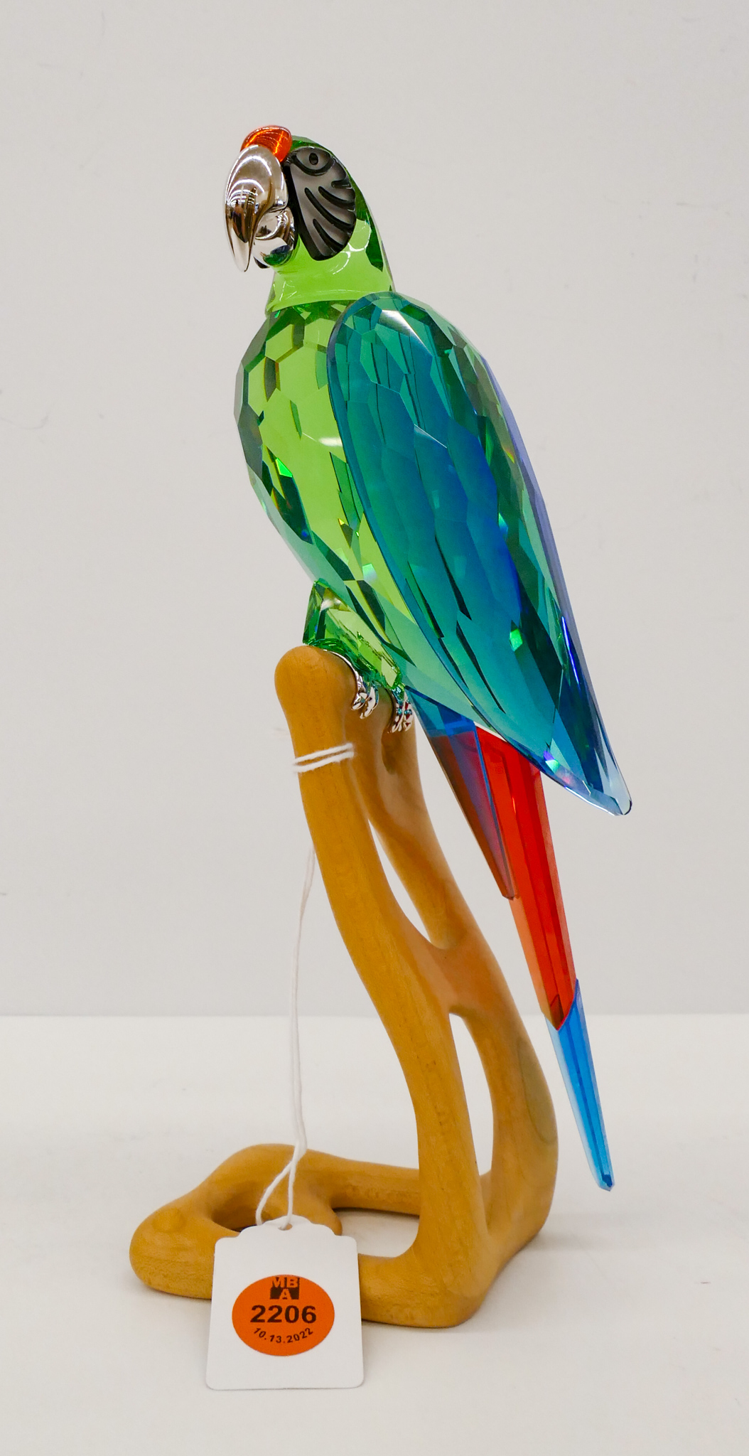 Appraisal: Swarovski ''Macaw'' Large Crystal Bird Figure ''