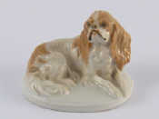 Appraisal: A Rosenthal ceramic figure of a spaniel Impressed model No