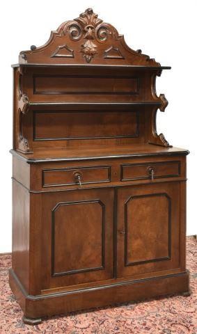 Appraisal: French Napoleon III period mahogany sideboard th c having a