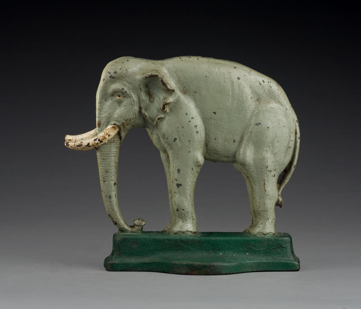 Appraisal: CAST-IRON ELEPHANT DOORSTOP Height inches