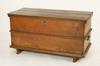 Appraisal: CHEST - th C pine lift top chest two board