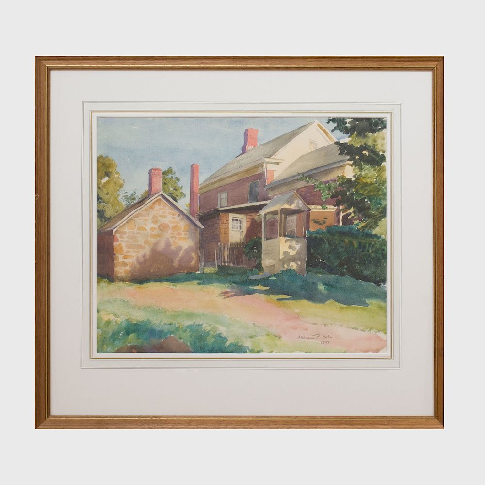 Appraisal: Alphaeus P Cole - The Artist's Home Old Lyme Connecticut