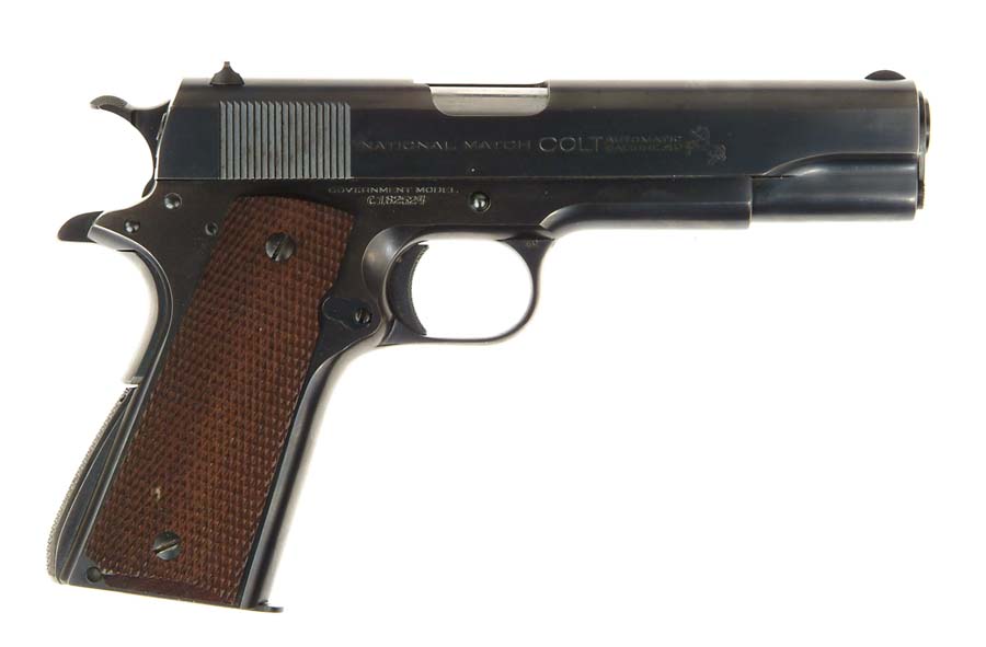 Appraisal: RARE PRE-WAR NATIONAL MATCH SEMI-AUTO PISTOL Cal ACP SN C