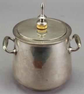 Appraisal: Russian Silver Sugar Bowl Height in Weight ozt Stamped on