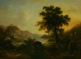 Appraisal: Alexander Nasmyth Alexander Nasmyth - Italianate Landscape oil on canvas