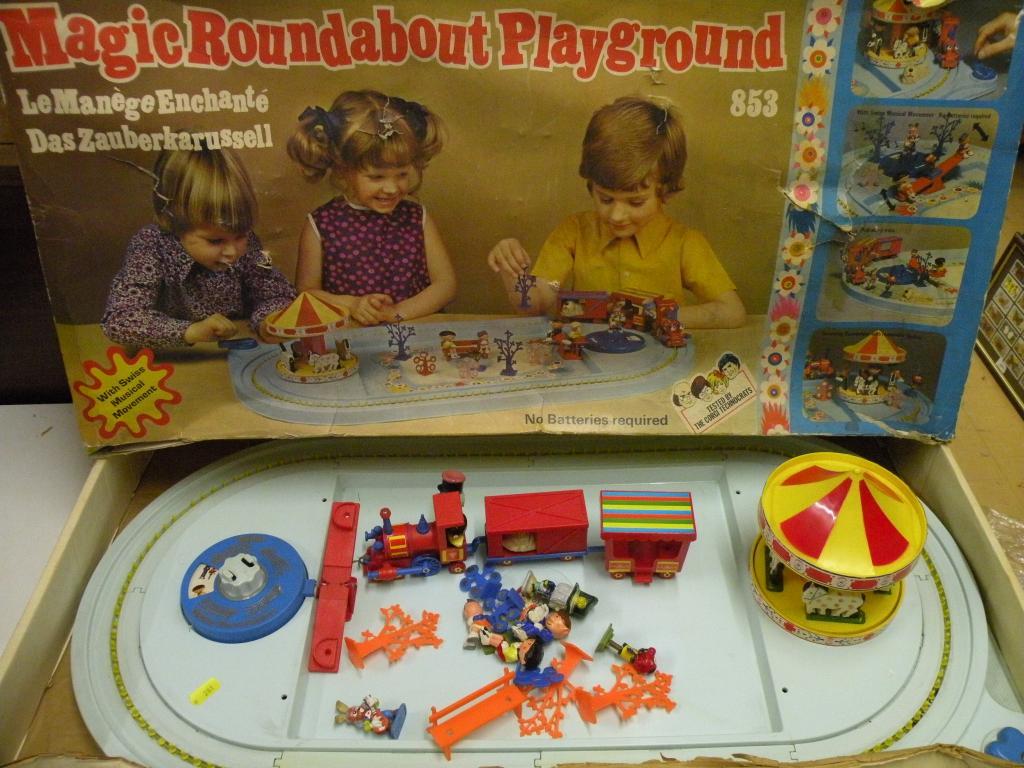 Appraisal: A Corgi Magic Roundabout playground set boxed