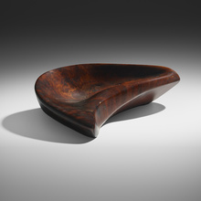 Appraisal: Wharton Esherick BOWL USA carved rosewood h w d in