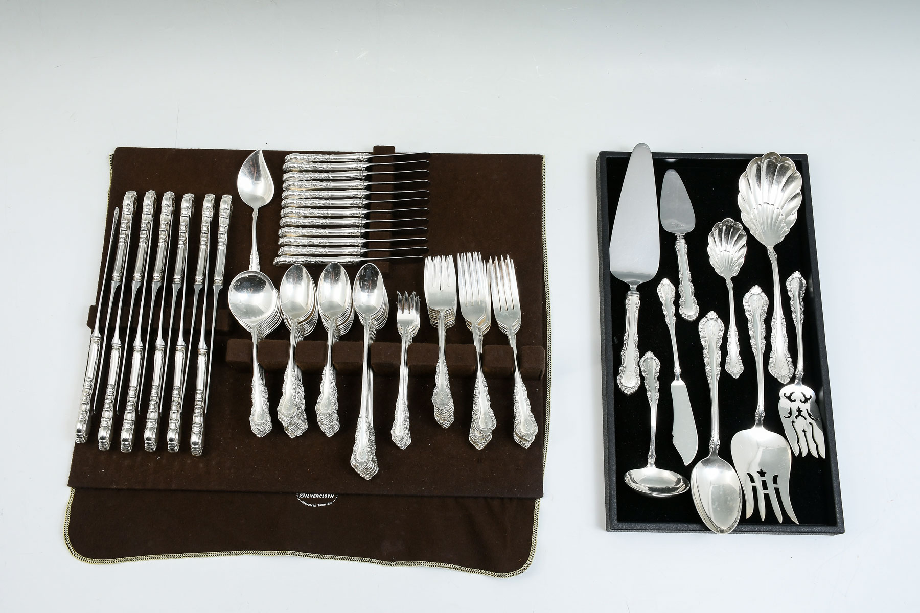 Appraisal: PC REED BARTON ''GEORGIAN ROSE'' STERLING FLATWARE Approx Troy ounces