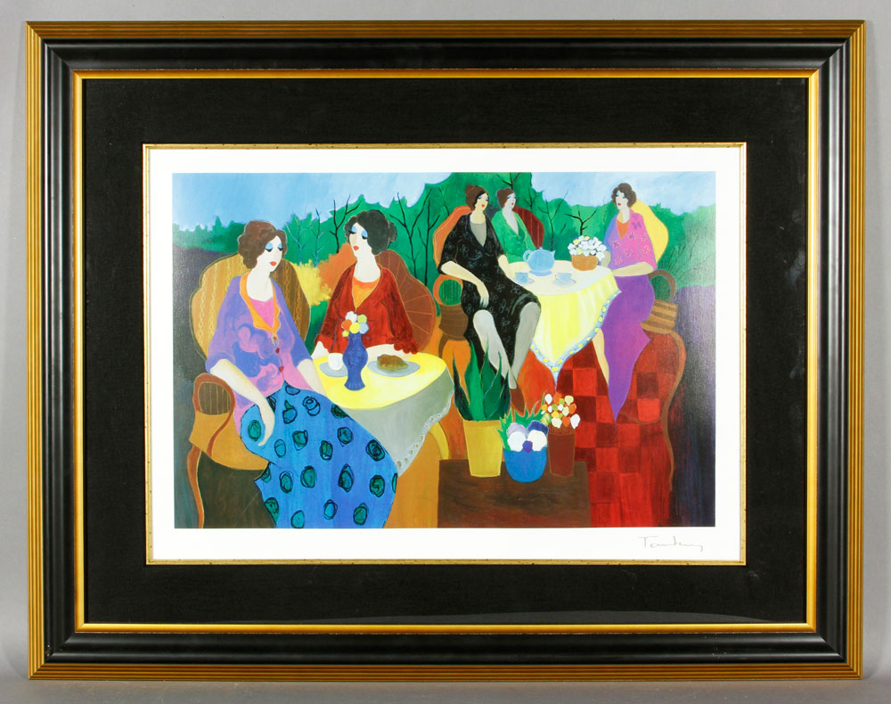 Appraisal: - Tarkay Morning Social Lithograph Itzchak Tarkay - Morning Social