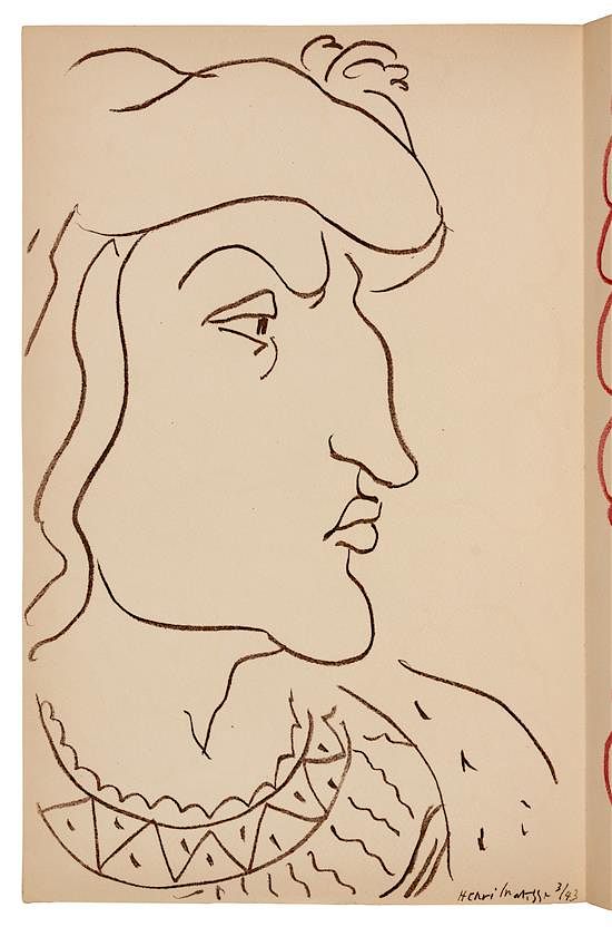 Appraisal: MATISSE Henri - illustrator -- ORLEANS Charles Duc d' -