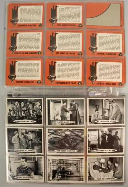 Appraisal: Complete Set of Topps Superman Gum Cards Description Circa Comes