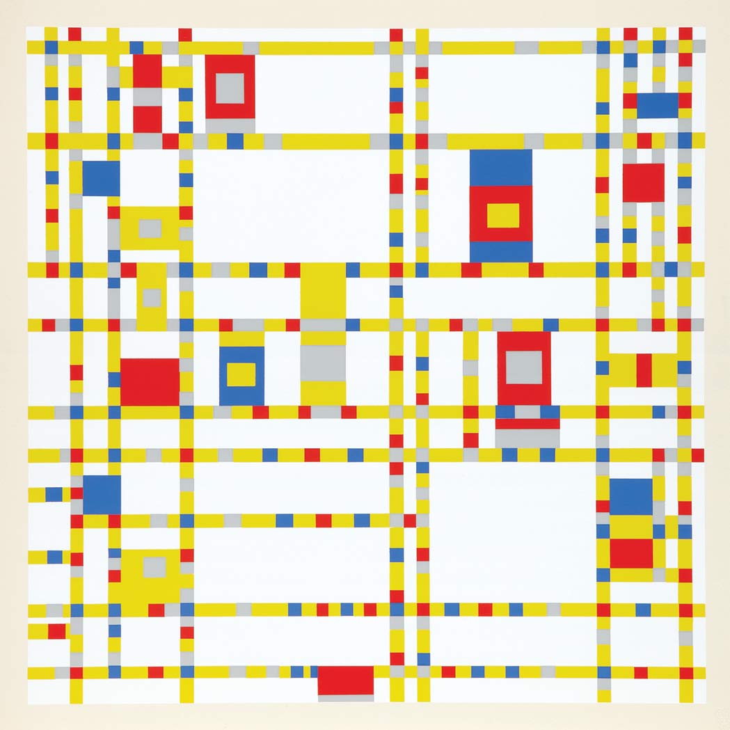 Appraisal: After Piet Mondrian - A PORTFOLIO OF PAINTINGS Eleven color