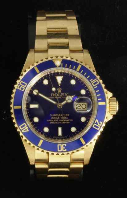 Appraisal: A Rolex Oyster Perpetual Submariner date wristwatch ref LB in