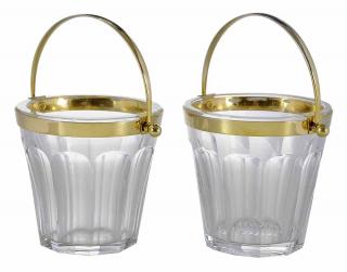 Appraisal: Pair Baccarat Tallyrand Ice Bucket Wine Coolers French th century