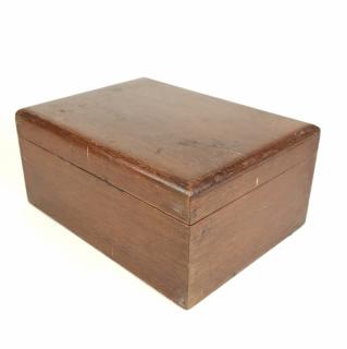 Appraisal: Antique Mahogany Humidor Antique mahogany humidor x x H Worn