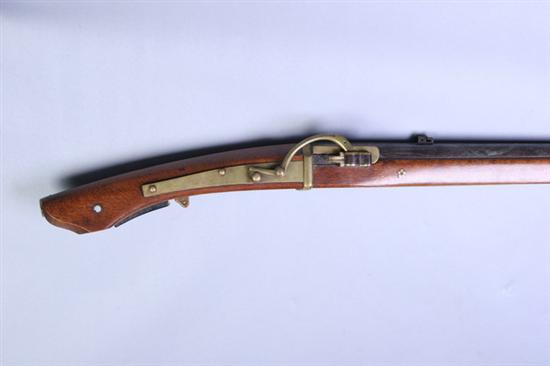 Appraisal: JAPANESE MATCHLOCK HAND CANNON Meiji period Heavy round barrel engraved