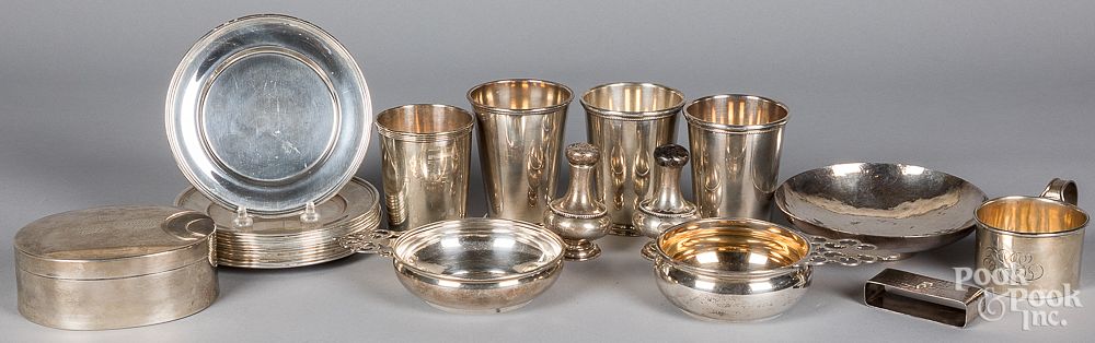 Appraisal: Group of sterling silver Group of sterling silver to include