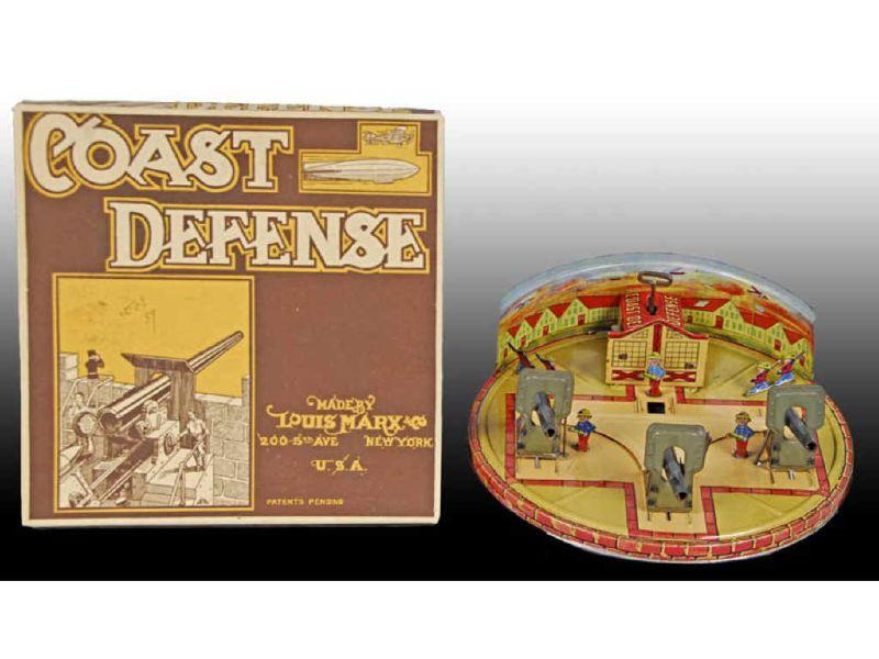 Appraisal: Marx Tin Wind-Up Coast Defense Toy with Original B Description