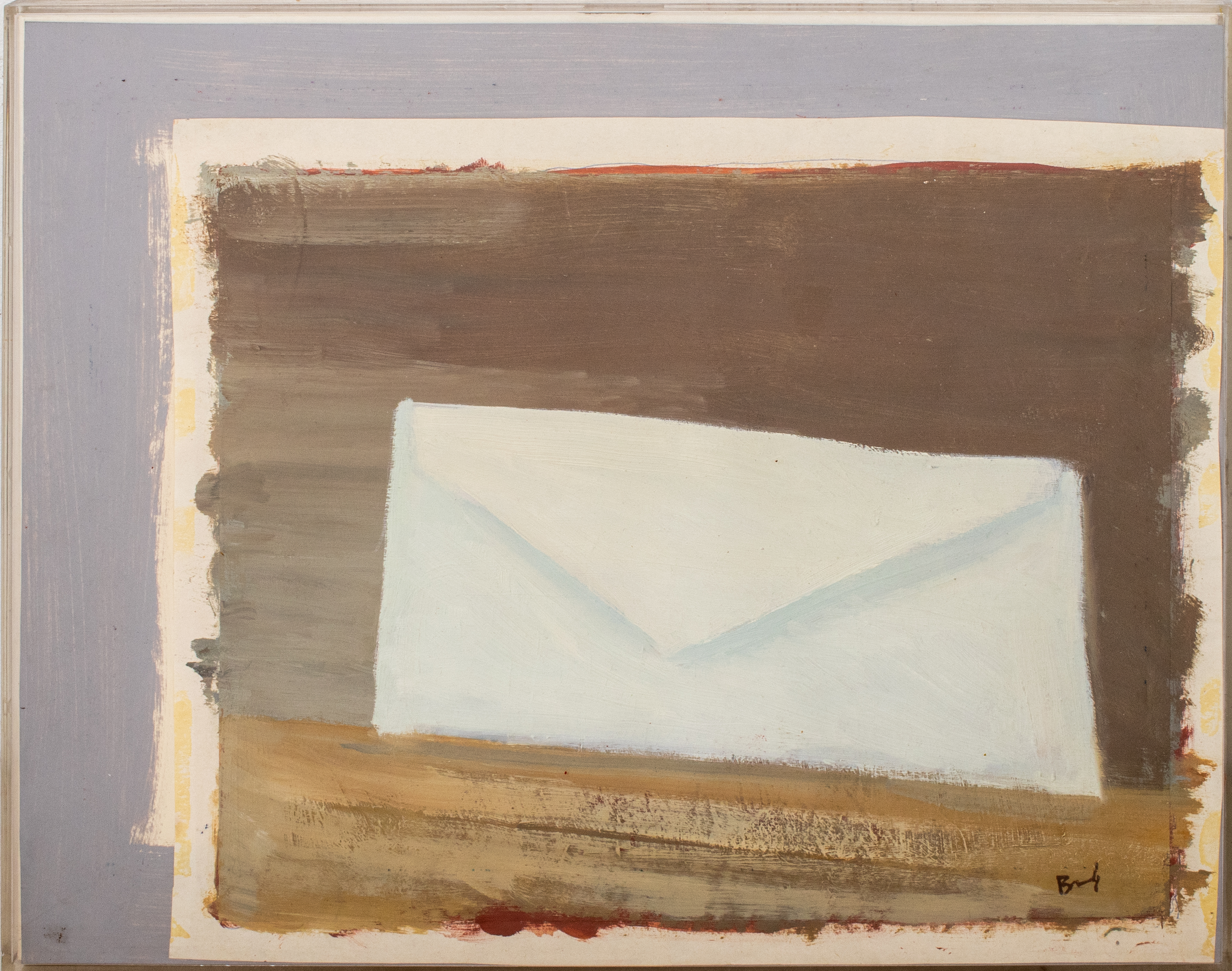 Appraisal: CHARLES BRADY ENVELOPE SERIES OIL ON PAPER Charles Brady Irish