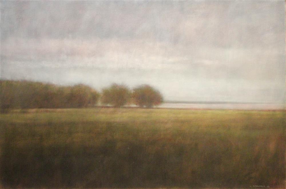 Appraisal: KEVIN FITZGERALD AMERICAN - LANDSCAPE Oil on canvas x in