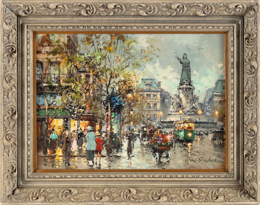 Appraisal: ANTOINE BLANCHARD France - Paris Signed lower right Antoine Blanchard