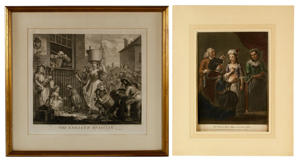 Appraisal: - Two th th C English Prints Lot of two