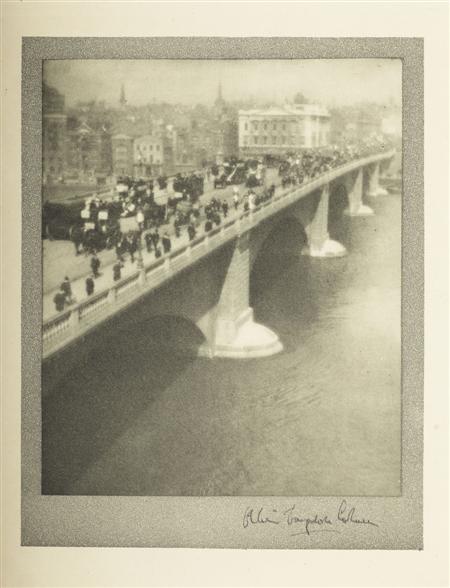 Appraisal: Coburn Alfred Langdon Bridge London c by cm photogravure signed