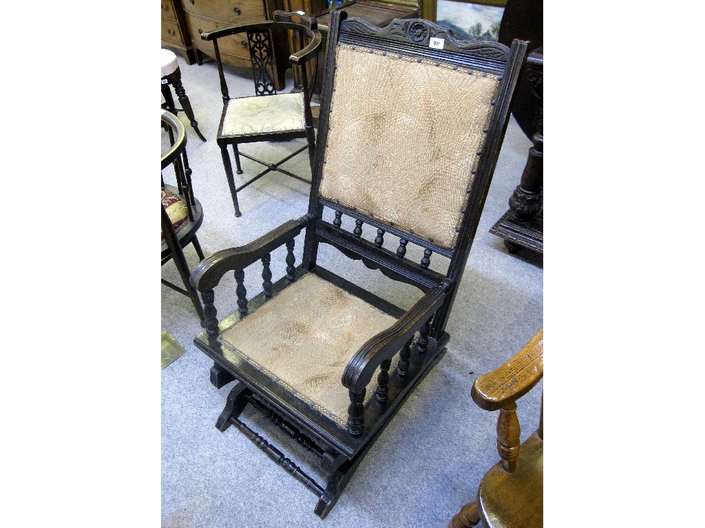 Appraisal: Rocking chair