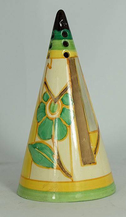 Appraisal: Clarice Cliff Newport pottery Bizarre Sugar sifter in the design