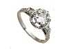 Appraisal: A DIAMOND SOLITAIRE RING with a round brilliant cut diamond