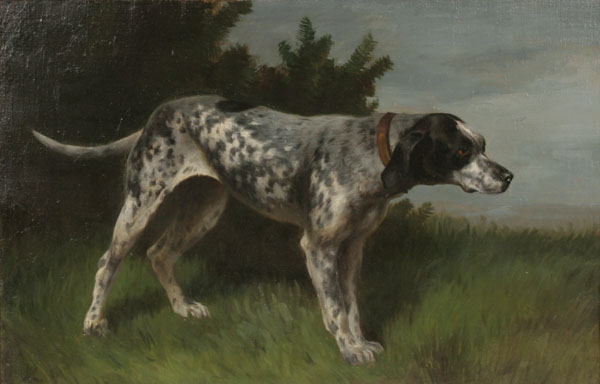 Appraisal: Adolf Heinrich Mackeprang Danish - English Pointer sporting dog animal