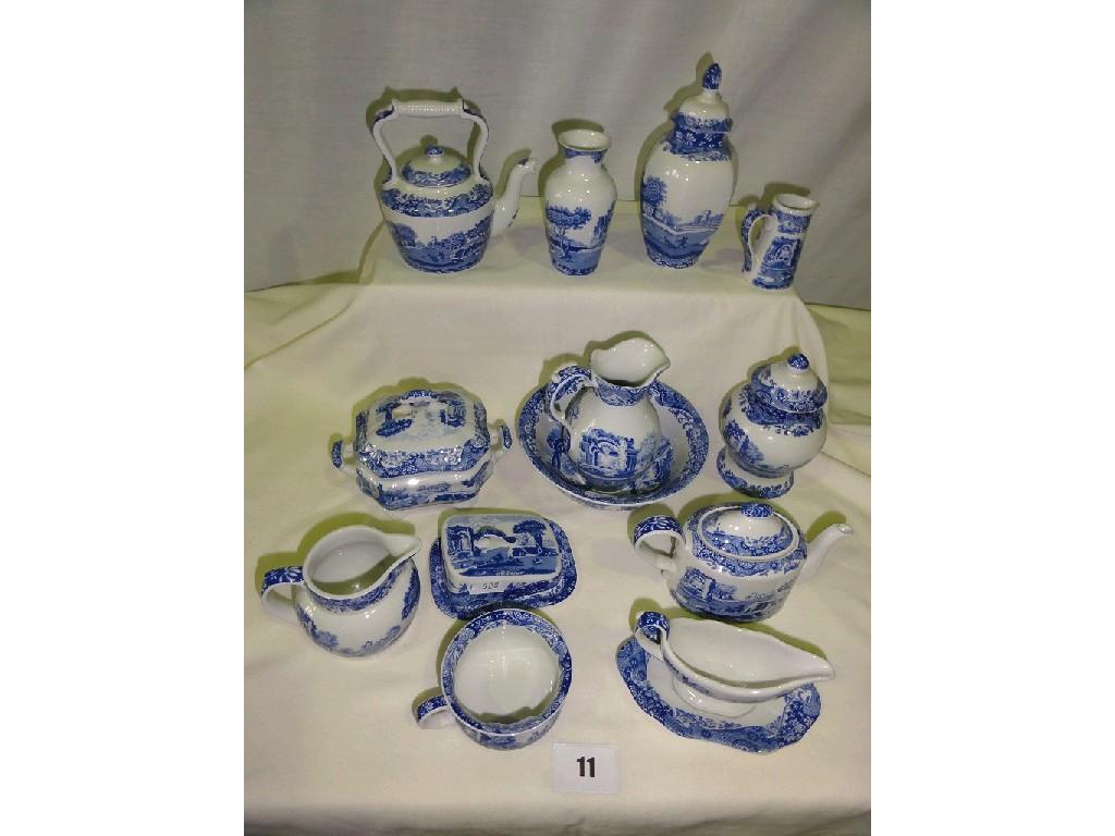 Appraisal: A collection of Spode Italian pattern miniature wares including jug