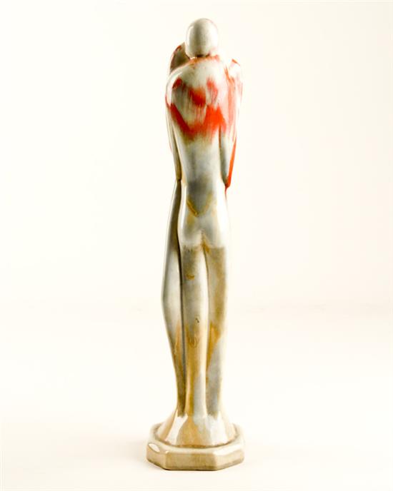 Appraisal: Marcia of California Monumental Porcelain Embrace H Dia