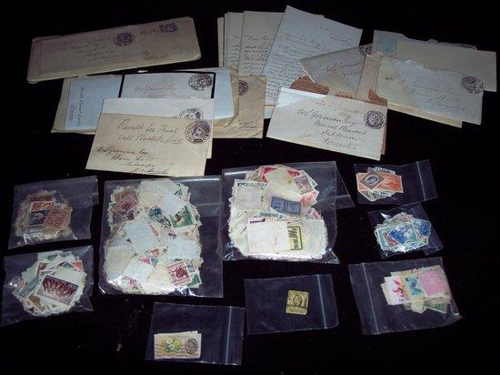 Appraisal: A quantity of late th Century letters and covers bearing